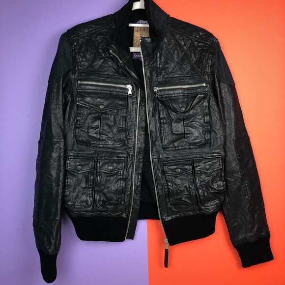 PRPS Other - Black PRPS genuine leather bomber size medium